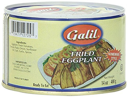 Galil Homemade Style Fried Eggplant 14 Oz. Pack Of 3.