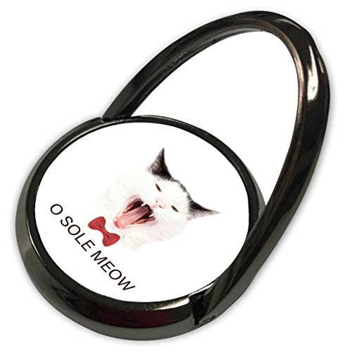 3dRose Alexis Design - Cat Opera Singer - Adorable cat Sings a Song. O Sole Meow. Funny Gift for Opera Lovers - Phone Ring -phr-321272-1-