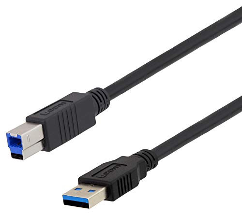 L-COM - U3A00013-105M - USB Cord 3.0 Type Plug A-B 4.9FT