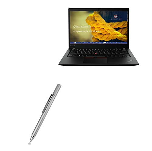 Stylus Pen for Lenovo ThinkPad T14s -14in- -Stylus Pen by BoxWave- - FineTouch Capacitive Stylus Super Precise Stylus Pen for Lenovo ThinkPad T14s -14in- - Metallic Silver Stylus Pen for Lenovo ThinkPad T14s -14in- -Stylus Pen by BoxWave- - FineTouch Capacitive Stylus Super Precise Stylus Pen for Lenovo ThinkPad T14s -14in- - Metallic Silver