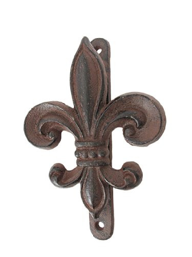 Rustic Cast Iron Fleur De Lis Door Knocker