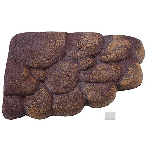 ViaGasaFamido Turtle Basking Platform 1 Pcs Resin Turtle Magnetic Basking Floating Island for Semi Aquatic Animals-L-