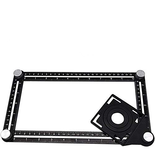Multi-Angle Ruler Angle Adjustment Ruler Enhanced, Multi Angle Template Tool, Magic Angle, Expert Angle Solid, Angle Copier, Shapes, Instant Templates (Four Sides)