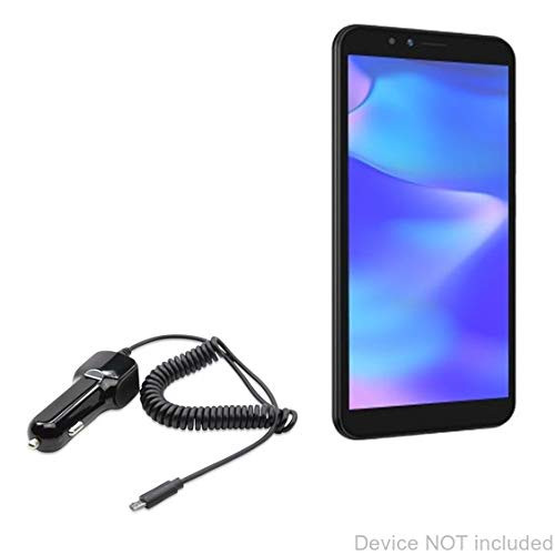 E and L 6C Car Charger BoxWave -Car Charger Plus- Car Charger and Integrated Cable for E and L 6C - Black E and L 6C Car Charger BoxWave -Car Charger Plus- Car Charger and Integrated Cable for E and L 6C - Black