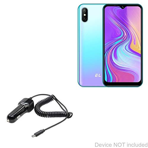 E and L D62 Car Charger BoxWave -Car Charger Plus- Car Charger and Integrated Cable for E and L D62 - Black E and L D62 Car Charger BoxWave -Car Charger Plus- Car Charger and Integrated Cable for E and L D62 - Black