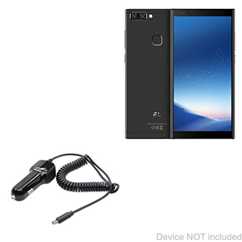 E and L K20 Car Charger BoxWave -Car Charger Plus- Car Charger and Integrated Cable for E and L K20 - Black E and L K20 Car Charger BoxWave -Car Charger Plus- Car Charger and Integrated Cable for E and L K20 - Black