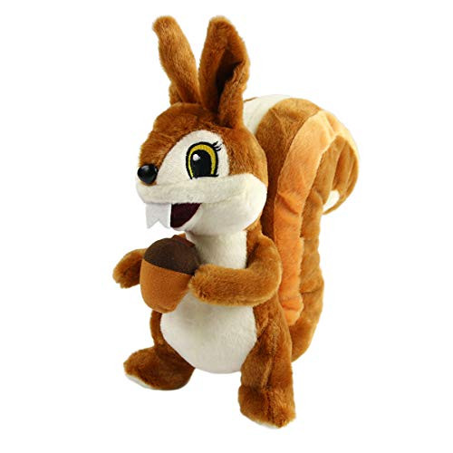 Houwsbaby Realistic Stuffed Squirrel Animated Plush Toy Easter Gift as Kids Meantime Accompany, 11.5inch