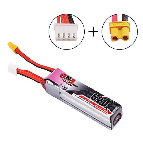 GAONENG 520mAh 3S 80C/160C 11.4V LiPo Battery HV 3S LiHv Battery Pack with XT30 Plug for Micro FPV Racing Drone Brushless Quadcopter GAONENG 520mAh 3S 80C/160C 11.4V LiPo Battery HV 3S LiHv Battery Pack with XT30 Plug for Micro FPV Racing Drone Brushless Quadcopter