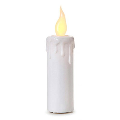 Darice LED Taper Candle with Silicone Bulb