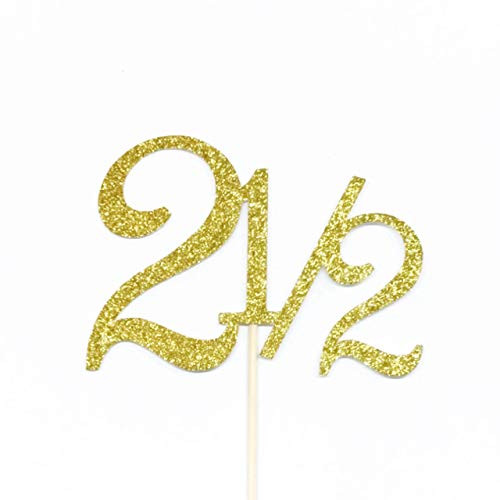Atelier Elegance Two and a Half Birthday Cake Topper Half Cake Topper 2 1-2 Birthday 30 Months Atelier Elegance Two and a Half Birthday Cake Topper Half Cake Topper 2 1-2 Birthday 30 Months