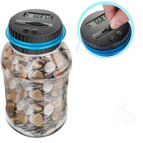 liquan 1.8L Piggy Bank Counter Coin Electronic Digital LCD Counting Coin Money Saving Box Jar Coins Storage Box 1.5L Money liquan 1.8L Piggy Bank Counter Coin Electronic Digital LCD Counting Coin Money Saving Box Jar Coins Storage Box 1.5L Money