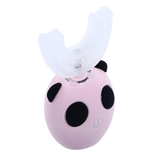Healifty Kids Electric Toothbrush Children Automatic Toothbrush Toothbrush U Shaped Toothbrush for Kids Pink -Age 7-15- Healifty Kids Electric Toothbrush Children Automatic Toothbrush Toothbrush U Shaped Toothbrush for Kids Pink -Age 7-15-