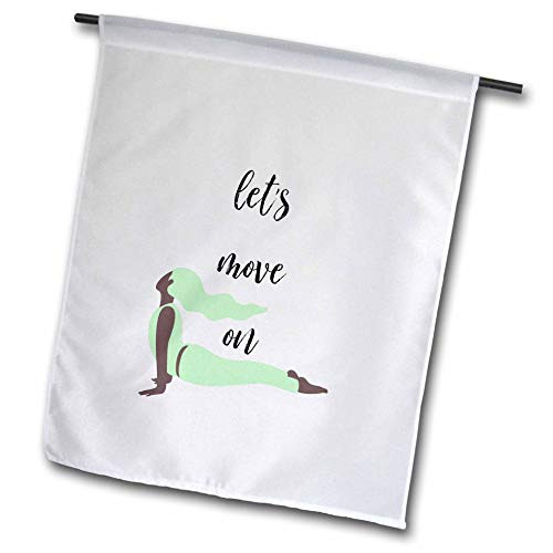 3dRose Nicole R. - Quote - Image of Lets Move On - 12 x 18 inch Garden Flag -fl-310900-1- 3dRose Nicole R. - Quote - Image of Lets Move On - 12 x 18 inch Garden Flag -fl-310900-1-