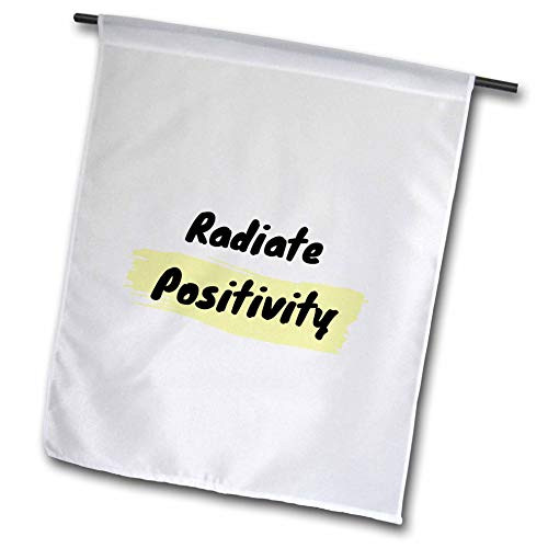 3dRose Nicole R. - Quote - Image of Radiate Positivity - 12 x 18 inch Garden Flag -fl-310916-1- 3dRose Nicole R. - Quote - Image of Radiate Positivity - 12 x 18 inch Garden Flag -fl-310916-1-