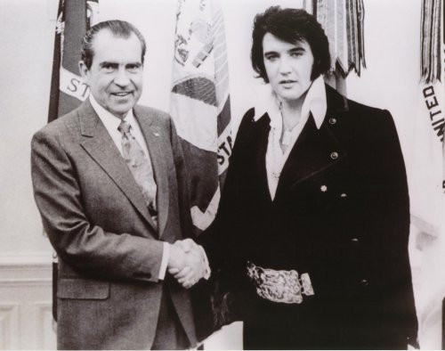 Elvis Presley Richard Nixon Poster Photo White House Rock Roll Music Posters 11x14