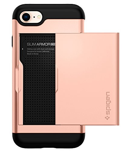 Spigen Slim Armor CS Designed for Apple iPhone 7 Case (2016) / Designed for iPhone 8 Case (2017) - Blush Gold