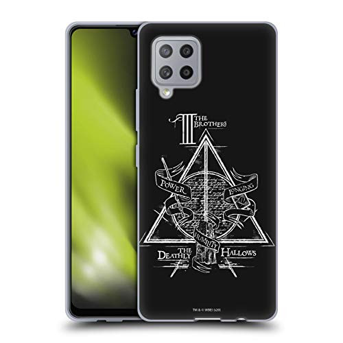 Head Case Designs Officially Licensed Harry Potter Triangle Symbol Deathly Hallows XIV Soft Gel Case Compatible with Samsung Galaxy A42 5G -2020-