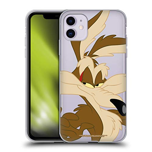 Head Case Designs Officially Licensed Looney Tunes Wile E. Coyote Personajes Soft Gel Case Compatible with Apple iPhone 11