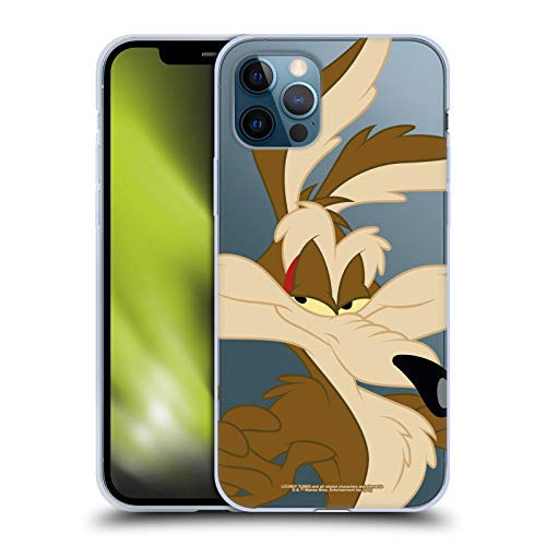 Head Case Designs Officially Licensed Looney Tunes Wile E. Coyote Personajes Soft Gel Case Compatible with Apple iPhone 12 - iPhone 12 Pro