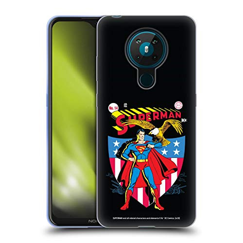 Head Case Designs Officially Licensed Superman DC Comics Number 14 Famous Comic Book Covers Soft Gel Case Compatible with Nokia 5.3