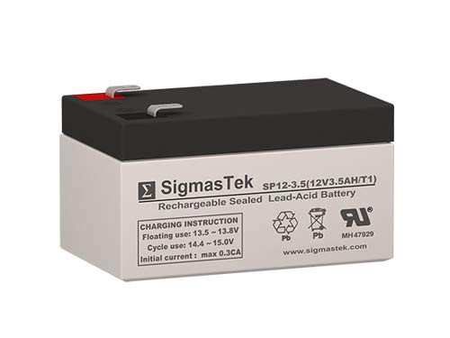 B and B Battery BP3-12-F1 12 Volt 3.5 AmpH SLA Replacement Battery with F1 Terminal