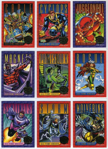 1993 Skybox X-Men Series-2 9-Card New Complete 30 Years Chase Card Set
