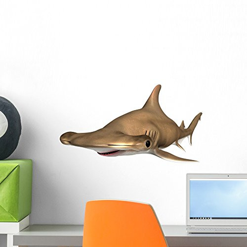 Wallmonkeys FOT-70418479-18 WM272542 Sphyrna Peel and Stick Wall Decals H x 18 in W 18" 18" W-Small