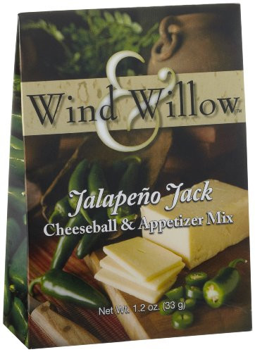 Wind  and  Willow Jalapeno Jack Cheeseball  and  Appetizer Mix 1.2-Ounce Boxes -Pack of 3-