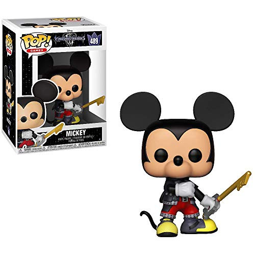 Funko Mickey Mouse- Kingdom Hearts x POP Disney Vinyl Figure  and  1 PET Plastic Graphical Protector Bundle -489 - 34054 - B-