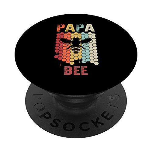 Papa Bee Fathers Day Beekeeping Honey Grandpa Bee Keeper Men PopSockets PopGrip- Swappable Grip for Phones and Tablets Papa Bee Fathers Day Beekeeping Honey Grandpa Bee Keeper Men PopSockets PopGrip- Swappable Grip for Phones and Tablets