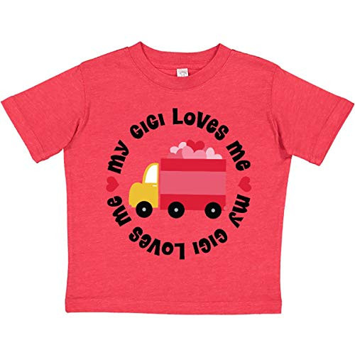 inktastic My Gigi Loves Me Toddler T-Shirt 2T Retro Heather Red 1c669