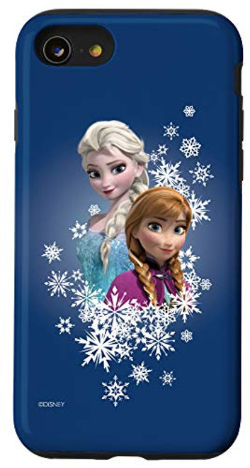 iPhone SE -2020- - 7 - 8 Disney Frozen Anna and Elsa Sisters and Snowflakes Case