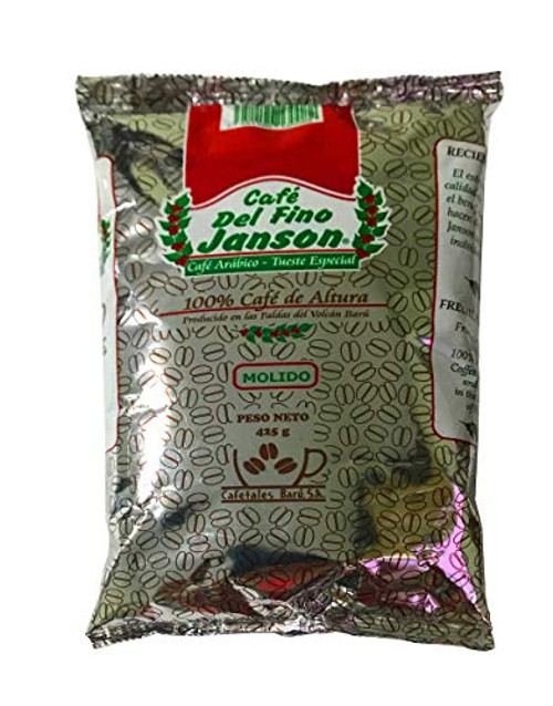 Cafe Janson - Del Fino Panama Ground Coffee - 15 oz / 425 gr