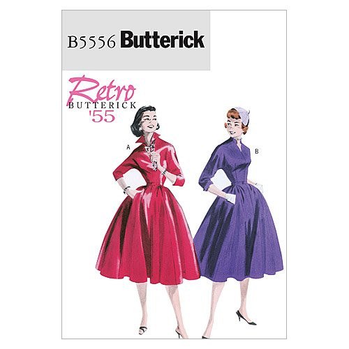 BUTTERICK PATTERNS B5556 Misses' Dress and Belt Size FF -16-18-20-22-