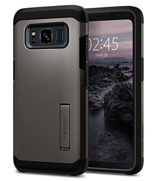 Spigen Tough Armor Designed for Samsung Galaxy S8 Active Case (2017) - Gunmetal