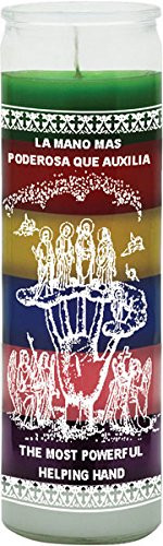 Indio Products Helping Hand Candle - Silkscreen 7 Color 7 Day