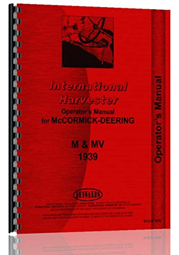 International Harvester Tractor Operators Manual -IH-O-M 1939-