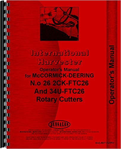 International Harvester Operators Manual -IH-O-Rot CUTFH-