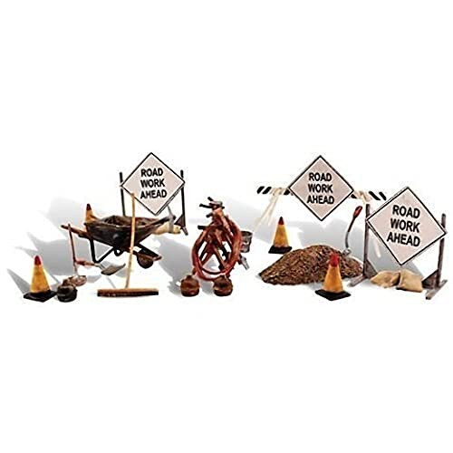 Road Crew Accessory Details O Scale Woodland Scenics