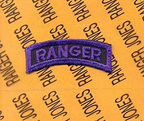 US Army Ranger ODD Colored Purple ROTC ? Airborne para C-E tab arc Patch