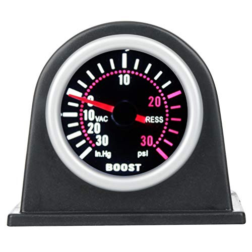 OCPTY LED Electronic Universal Turbo Boost Gauge Meter 2 52mm Digital 30PSI for Car Vehicle Automotive Turbo Boost Sensor