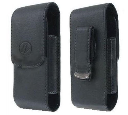 FYL Leather Case Holster w Clip for Cricket Motorola Moto E2 E 2 2nd Gen Generation