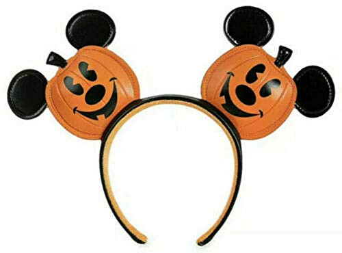 DisneyParks Mickey Mouse Jack-O-Lantern Halloween Ears Headband DisneyParks Mickey Mouse Jack-O-Lantern Halloween Ears Headband