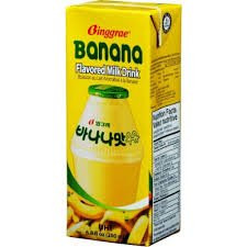 Binggrae Banana Flavored Milk Drink 6 Pack 6.8 Fl -200ml-