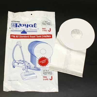 Royal - Dirt Devil Paper Bags 10 in a pack Type J Part 3-041147-001