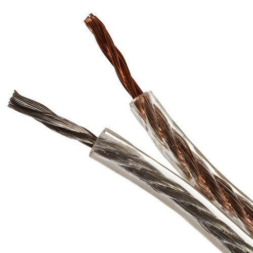 Cmple 100-Feet 14 Gauge Speaker Wire -Clear-