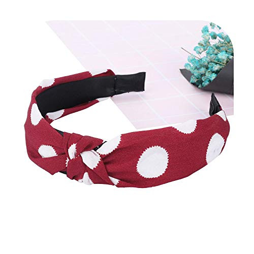 F-Pump Women Hair Accessories Cotton Plaid Hairband Knot British Style Striped Fabric Headband Girls Headwear Spring-K-