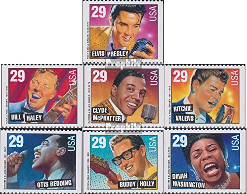 U.S. 2377EK-2383E -Complete.Issue.- 1993 American Music History -Stamps for Collectors- Music-Dance