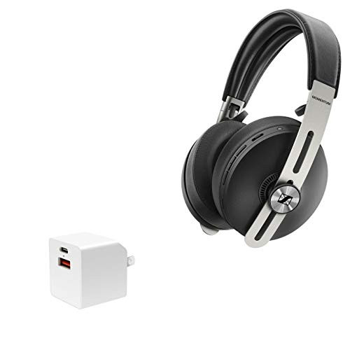 BoxWave Charger for Sennheiser Momentum 3 Wireless -M3- -PD miniCube -20W-- 20W PD USB Type-C Wall Charger for Sennheiser Momentum 3 Wireless -M3- True Wireless  IE 80 S BT - Winter White