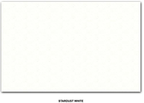 Stardust White - Premium Color Card Stock Paper Size- 11 x 17-65 Lb Cardstock - 50 Sheets